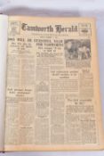 THE TAMWORTH HERALD, an Archive of the Tamworth Herald Newspaper from 1965, the newspapers are bound