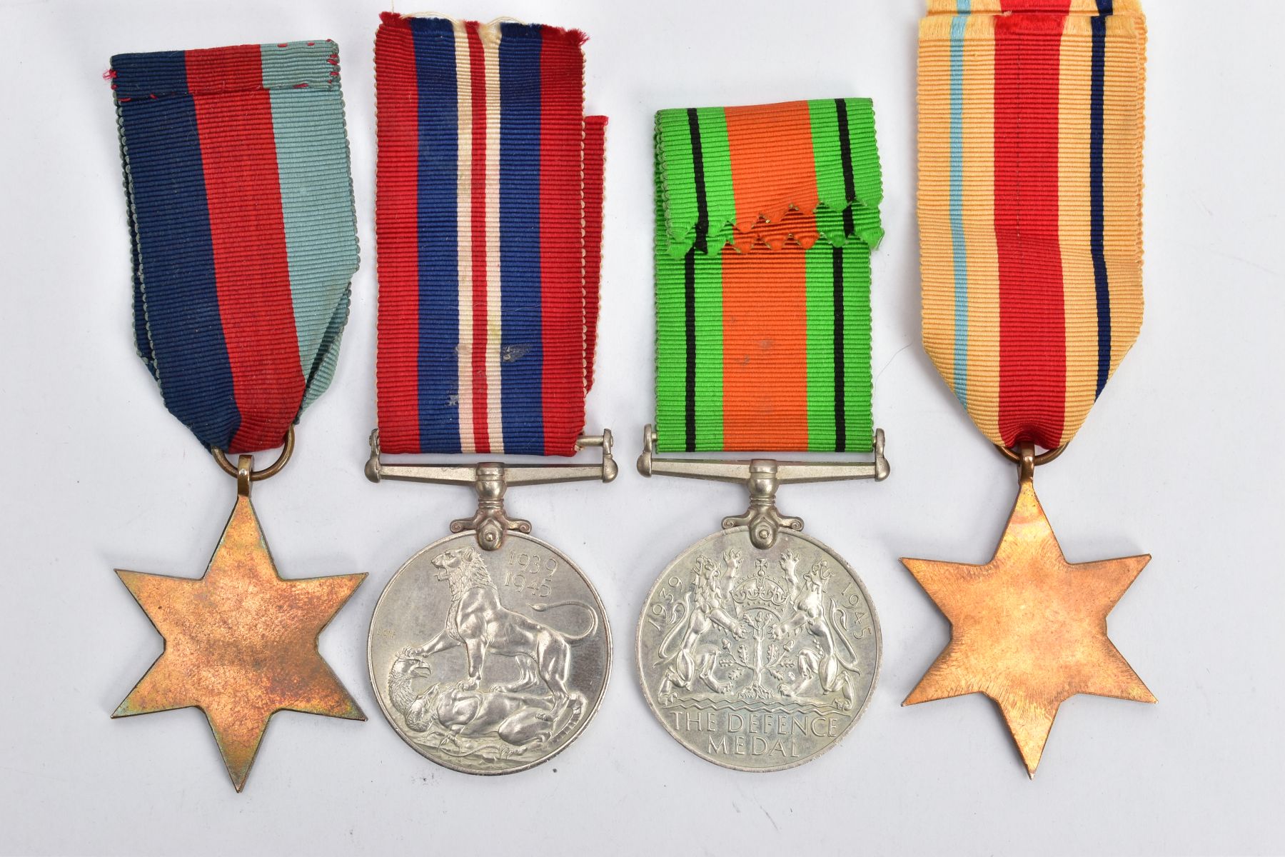 WORLD WAR TWO MEDALS, to include 1939-45, Africa Stars Defence & War medal, loose un-named as - Image 2 of 4