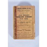 WISDEN; John Wisden's Cricketers' Almanack for 1906, 43rd edition, photographic plate intact,
