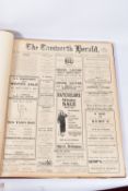 THE TAMWORTH HERALD, an Archive of the Tamworth Herald Newspaper from 1925, the newspapers are bound