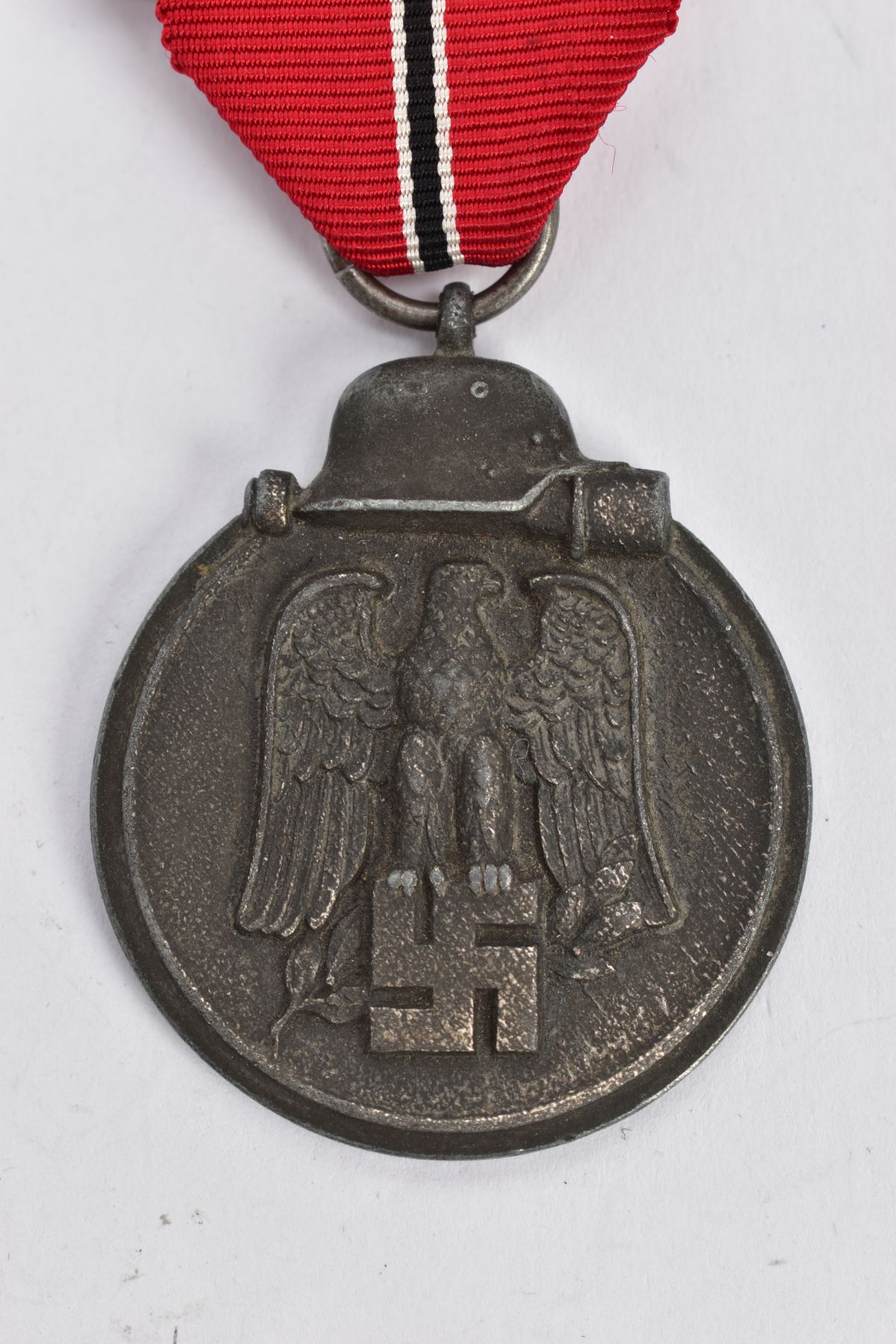 GERMAN WORLD WAR TWO 'OST-MEDAILLE' MEDAL, Winter War in the East Medal, un-marked example with - Image 2 of 5