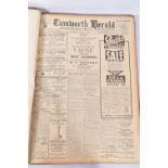 THE TAMWORTH HERALD - WAR YEAR EDITION, an Archive of the Tamworth Herald Newspaper covering 1940,