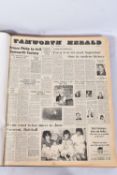 THE TAMWORTH HERALD, an Archive of the Tamworth Herald Newspaper from 1968, the newspapers are bound