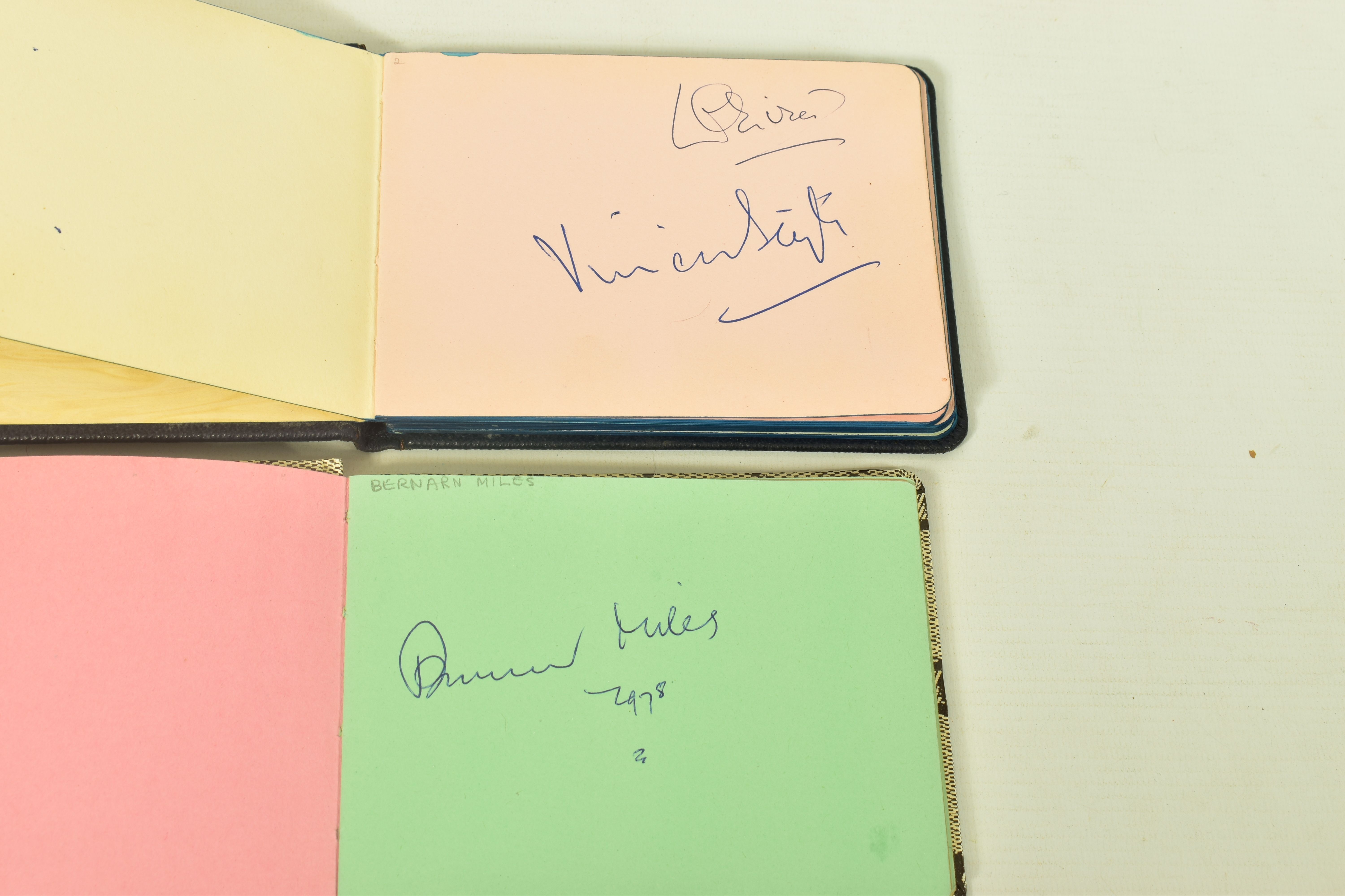 FILM & STAGE AUTOGRAPH ALBUM, a collection of signatures in two autograph albums featuring some of - Image 2 of 8