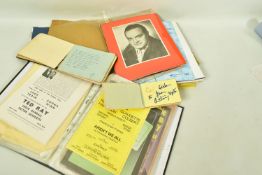 THEATRE EPHEMERA, a large collection of Theatrical Programmes, ticket stubs, Press cuttings,