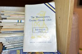 CRICKET YEARBOOKS - WARWICKSHIRE, a collection of Yearbook / Annual Reports, 1950 - 2009, (41)