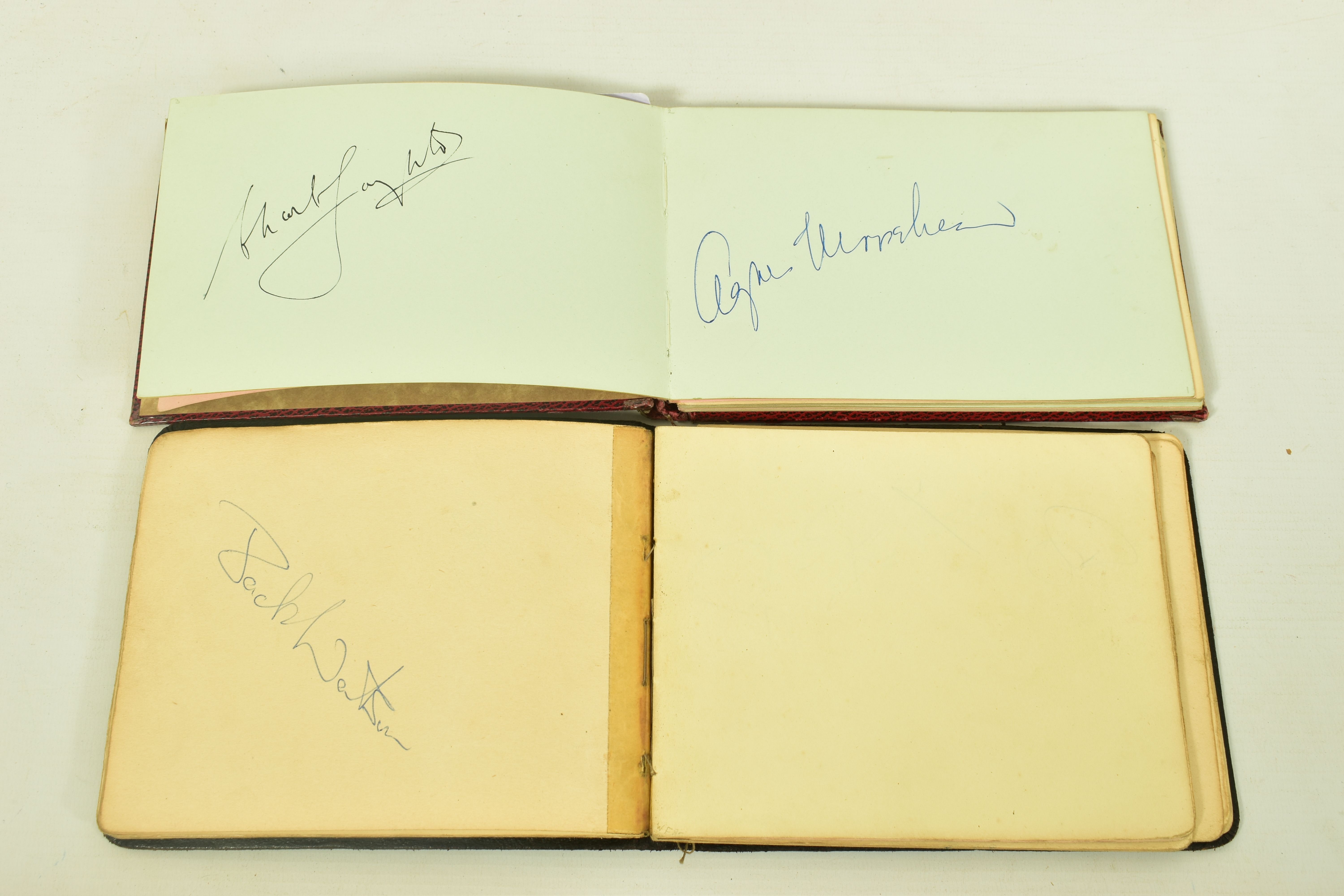 FILM & STAGE AUTOGRAPH ALBUM, a collection of signatures in two autograph albums featuring some of - Image 4 of 11