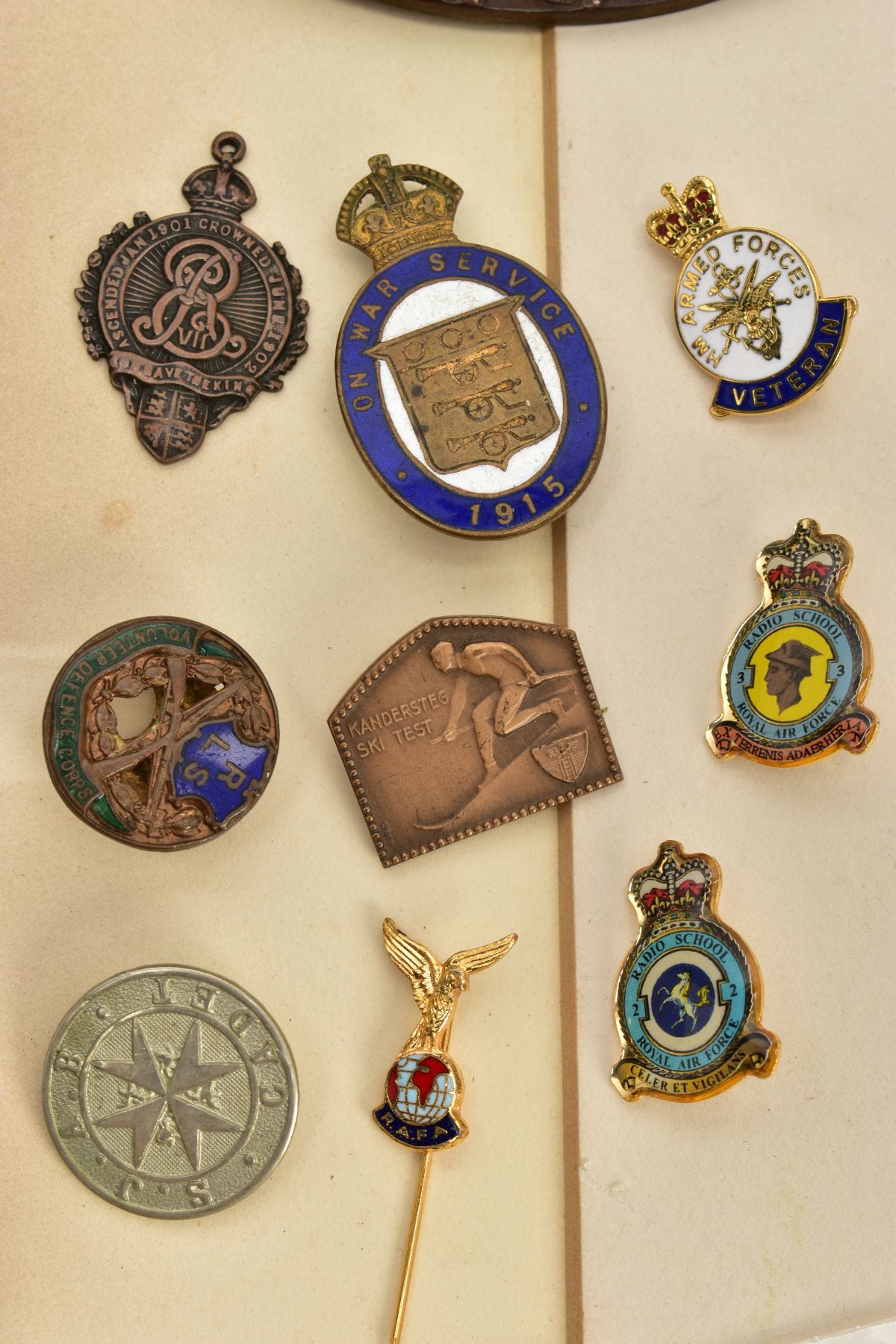 A WORLD WAR ONE ARCHIVE OF MEDALS, DEATH PLAQUE, PHOTOS, etc to include, WWI Victory Medal named - Image 4 of 16