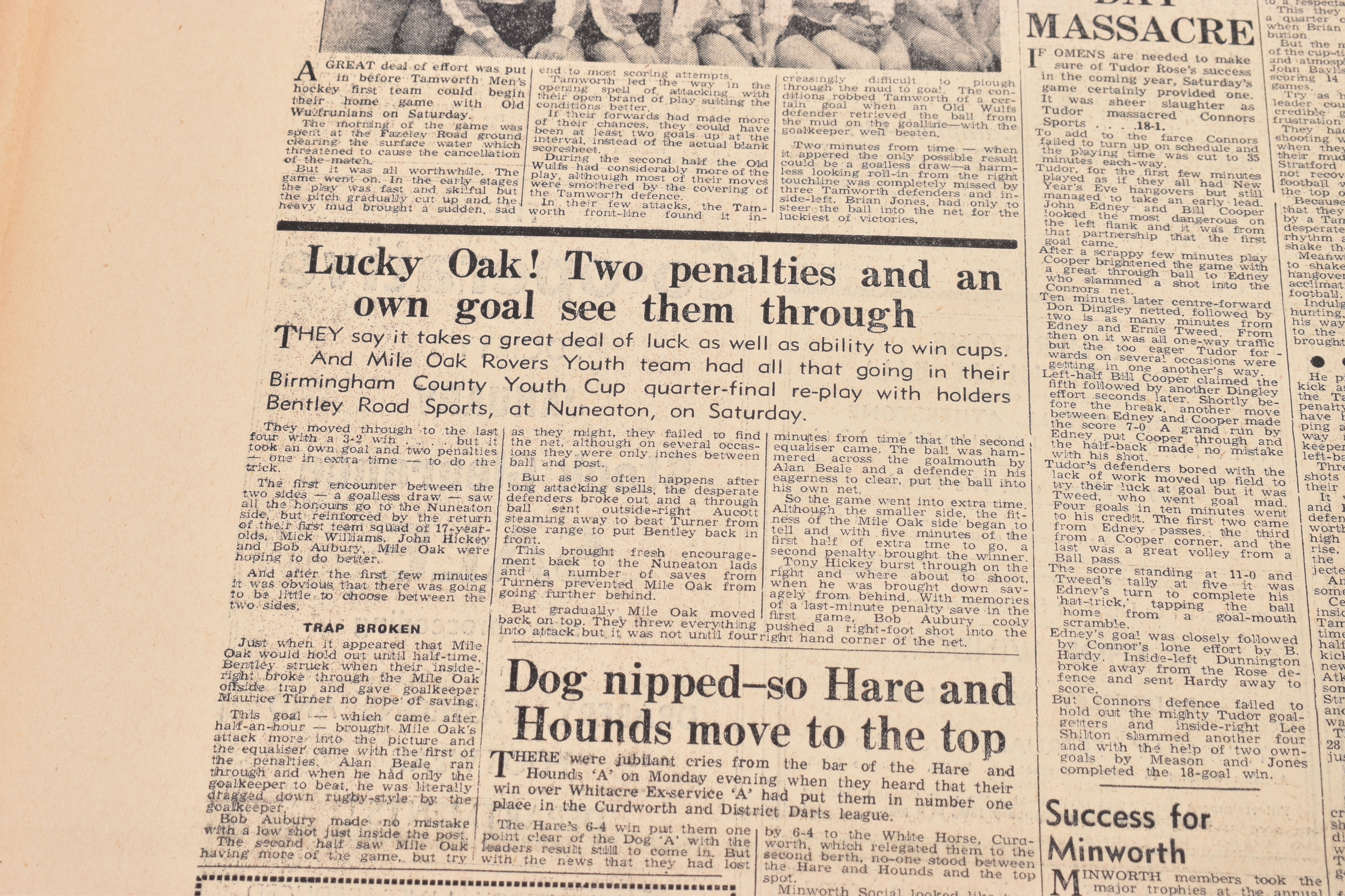 THE TAMWORTH HERALD, an Archive of the Tamworth Herald Newspaper from 1966, the newspapers are bound - Image 10 of 14