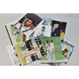 CRICKET - SIGNED PHOTOGRAPHS, a collection of 110+ Cricket Photographs, mostly signed and