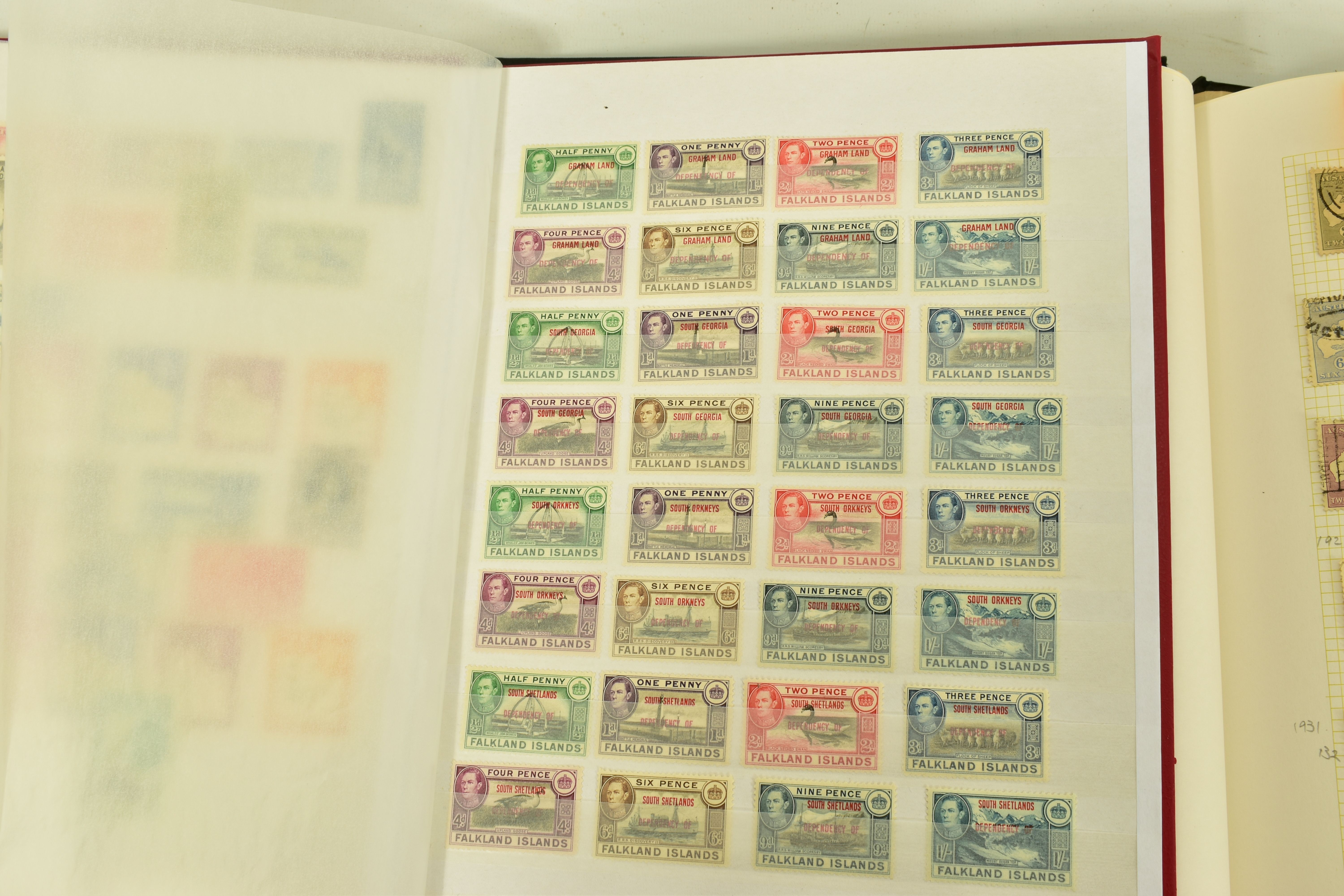 COLLECTION OF COMMONWEALTH STAMPS IN TWO ALBUMS, the first, a stockbook of mainly KGVI/QEII mint and - Image 7 of 27