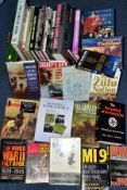 TWO BOX COLLECTION OF MILITARY BOOKS, thirty in number one softback only, various subjects, Air,