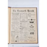 THE TAMWORTH HERALD, an Archive of the Tamworth Herald Newspaper from 1917, the newspapers are bound