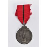 GERMAN WORLD WAR TWO 'OST-MEDAILLE' MEDAL, Winter War in the East Medal, un-marked example with