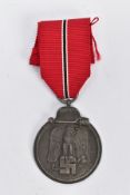 GERMAN WORLD WAR TWO 'OST-MEDAILLE' MEDAL, Winter War in the East Medal, un-marked example with