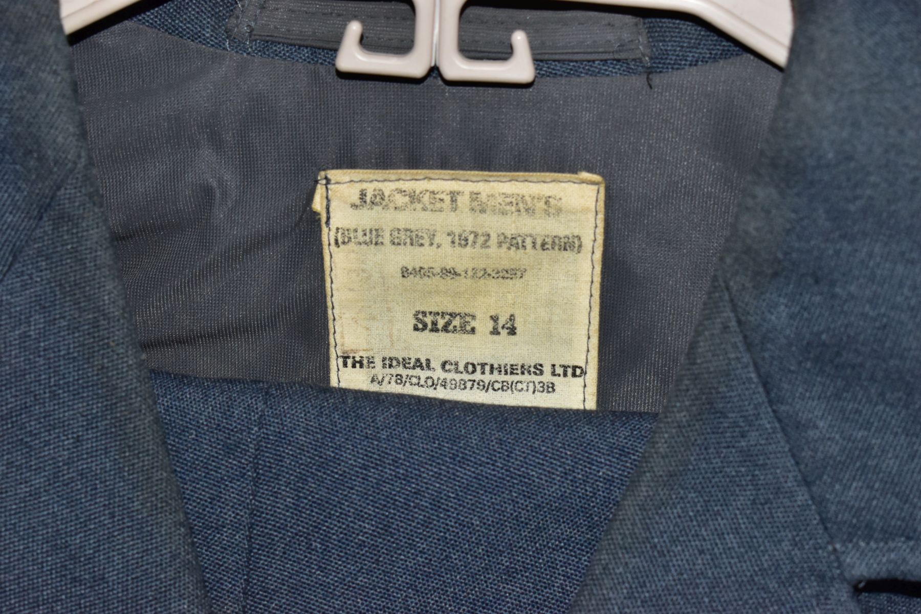 A BOX CONTAINING SEVERAL ITEMS OF ROYAL OBSERVER CORPS UNIFORM, to include jackets, trousers, blazer - Image 9 of 13