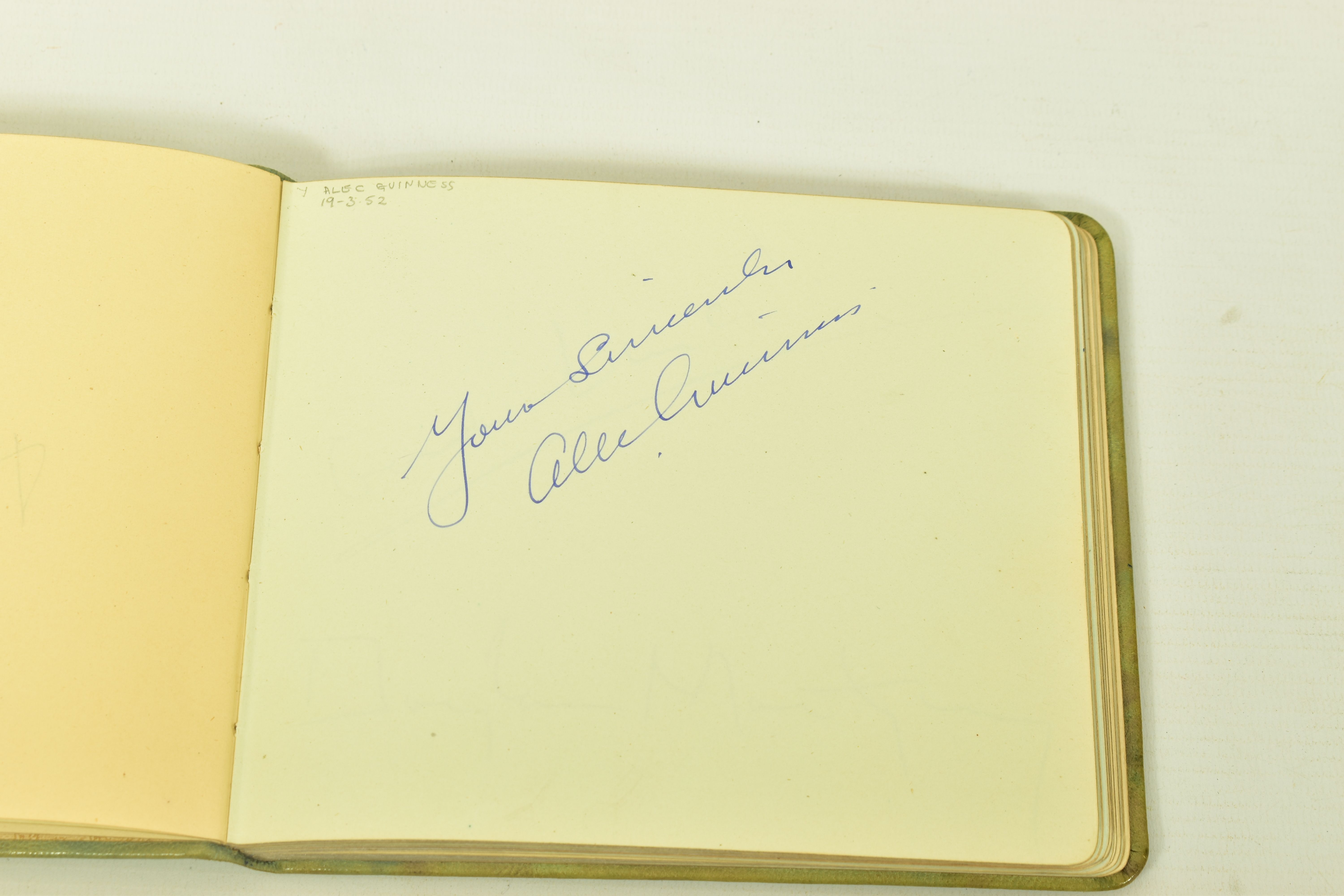 FILM & STAGE AUTOGRAPH ALBUM, a collection of signatures in an autograph album featuring some of the - Image 3 of 12