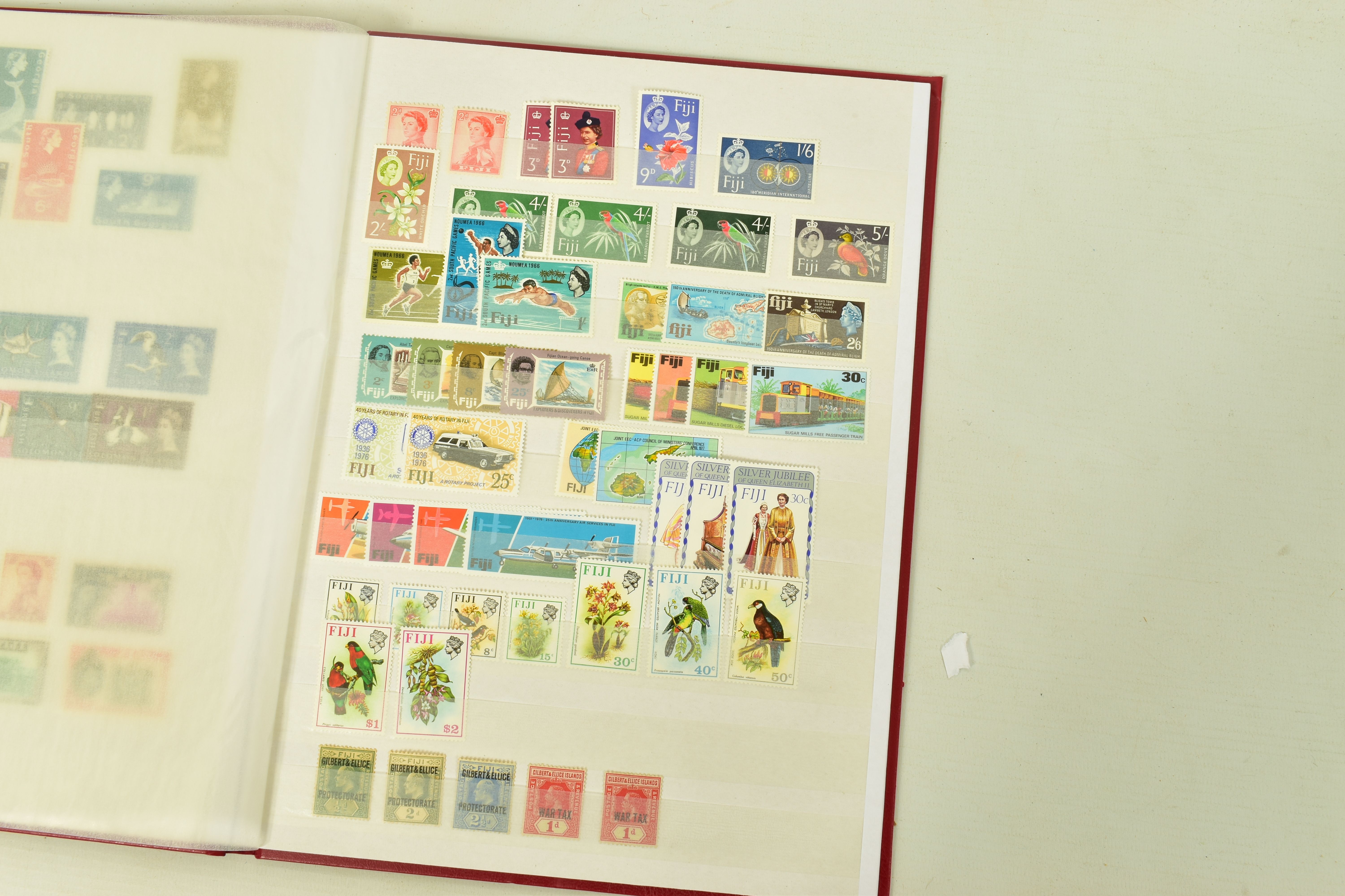 COLLECTION OF COMMONWEALTH STAMPS IN TWO ALBUMS, the first, a stockbook of mainly KGVI/QEII mint and - Image 9 of 27