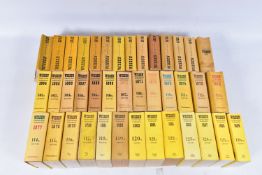 WISDEN CRICKETERS' ALMANACK 1950 - 1989 a complete unbroken run (40) original limp cloth covers,