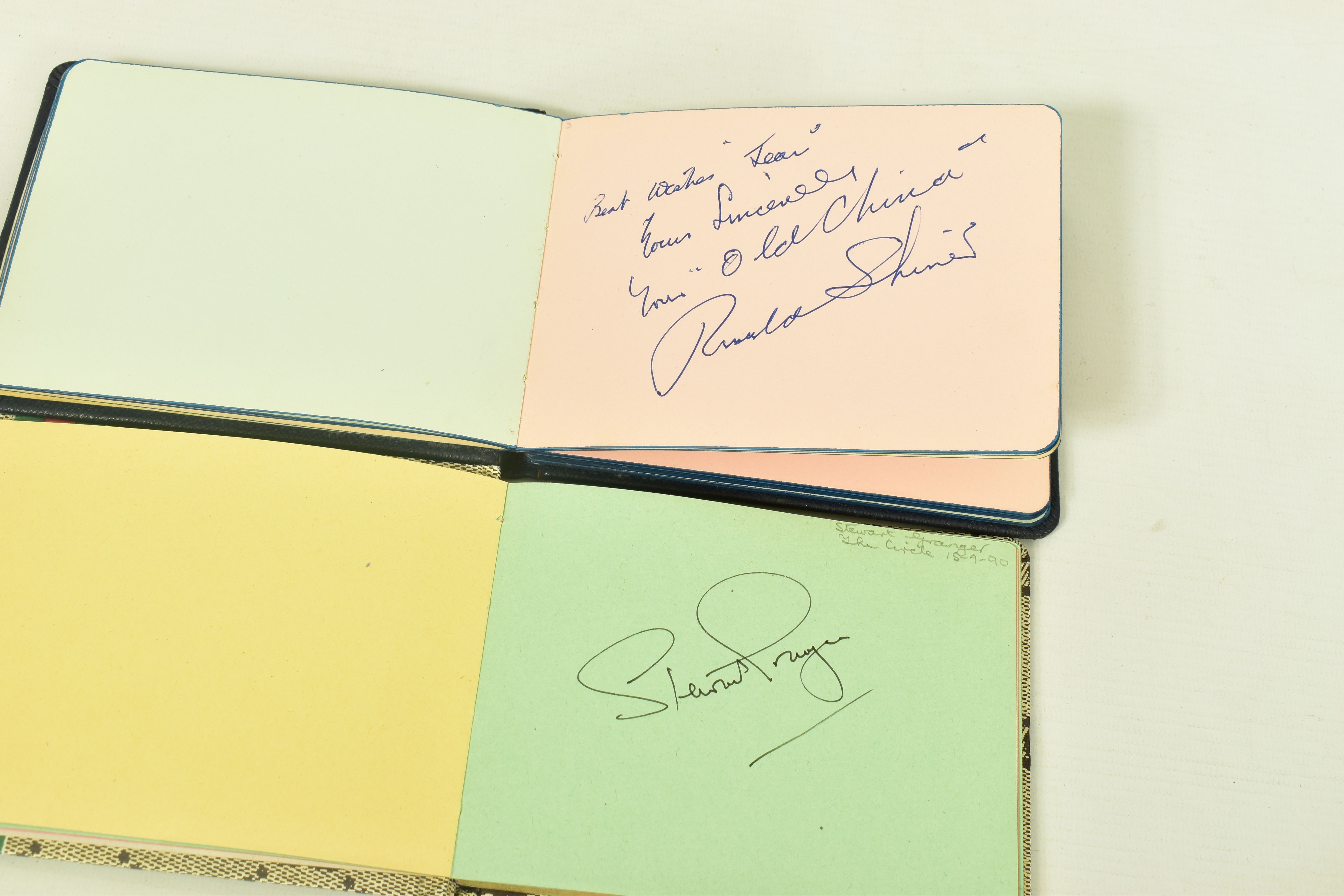 FILM & STAGE AUTOGRAPH ALBUM, a collection of signatures in two autograph albums featuring some of - Image 5 of 8