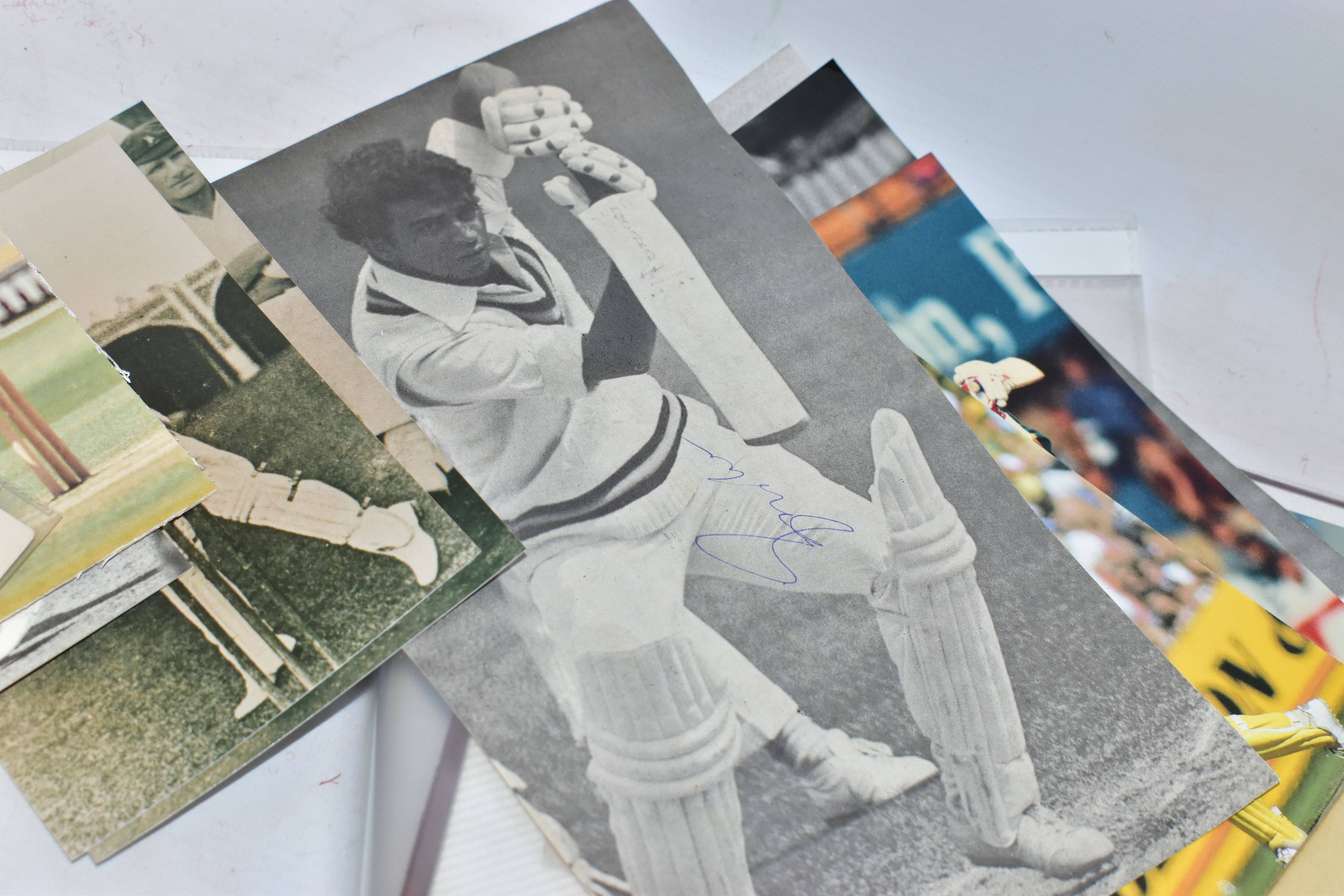 CRICKET - SIGNED PHOTOGRAPHS, a collection of 150+ Cricket Photographs, mostly signed and - Image 4 of 7