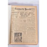 THE TAMWORTH HERALD, an Archive of the Tamworth Herald Newspaper from 1963, the newspapers are bound