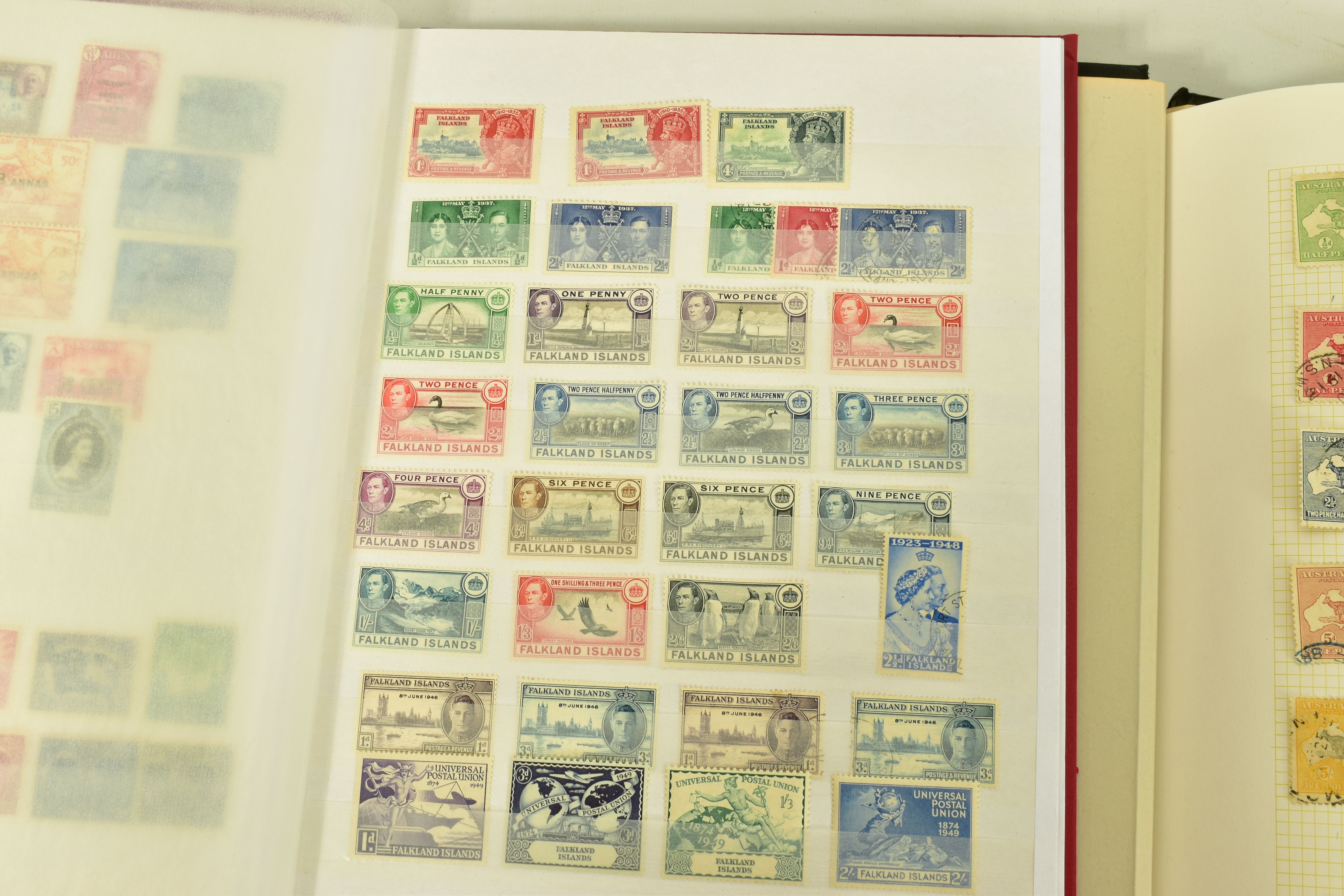 COLLECTION OF COMMONWEALTH STAMPS IN TWO ALBUMS, the first, a stockbook of mainly KGVI/QEII mint and - Image 5 of 27