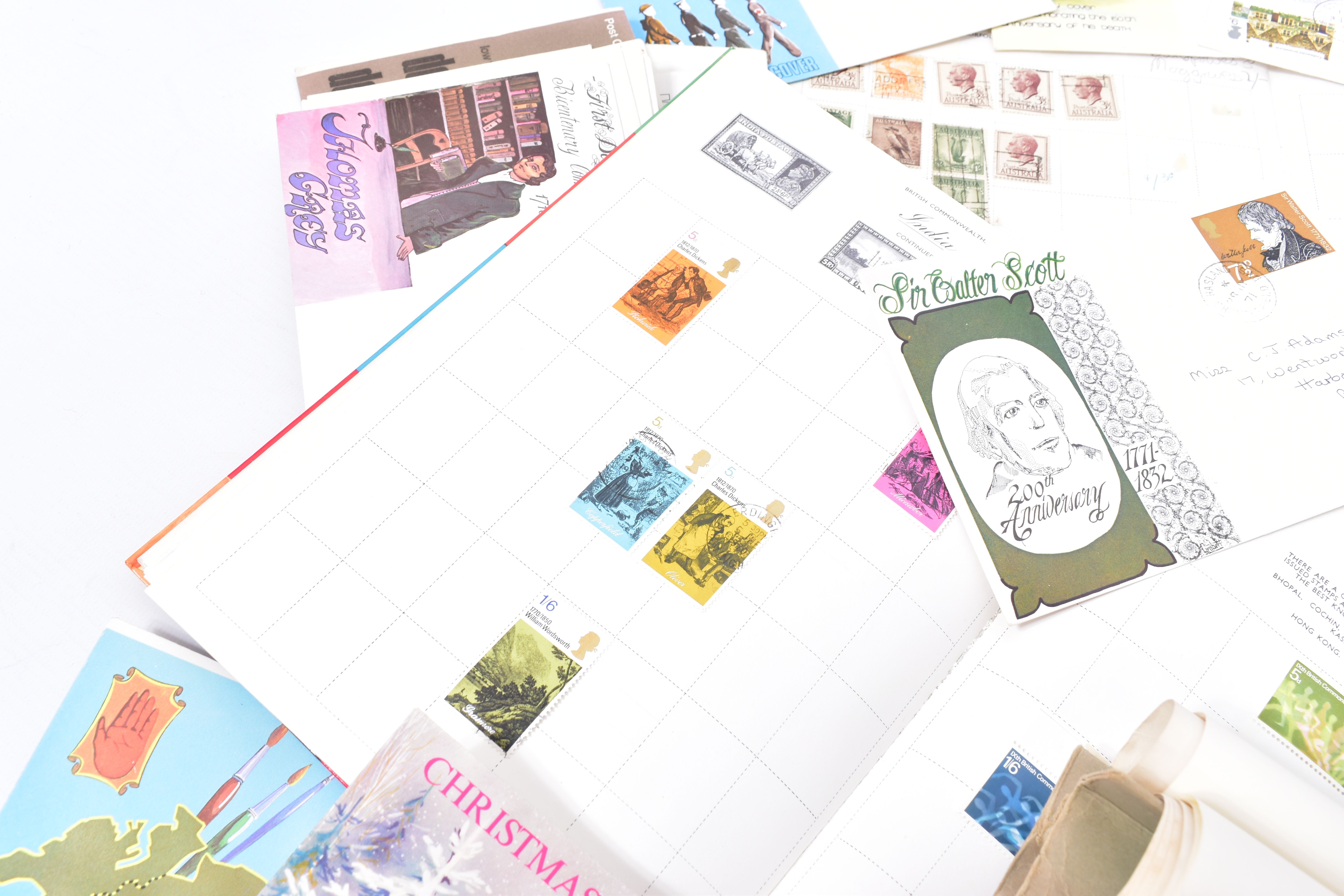 COLLECTION OF STAMPS IN FOUR ALBUMS and a range of GB first day covers - Image 7 of 8