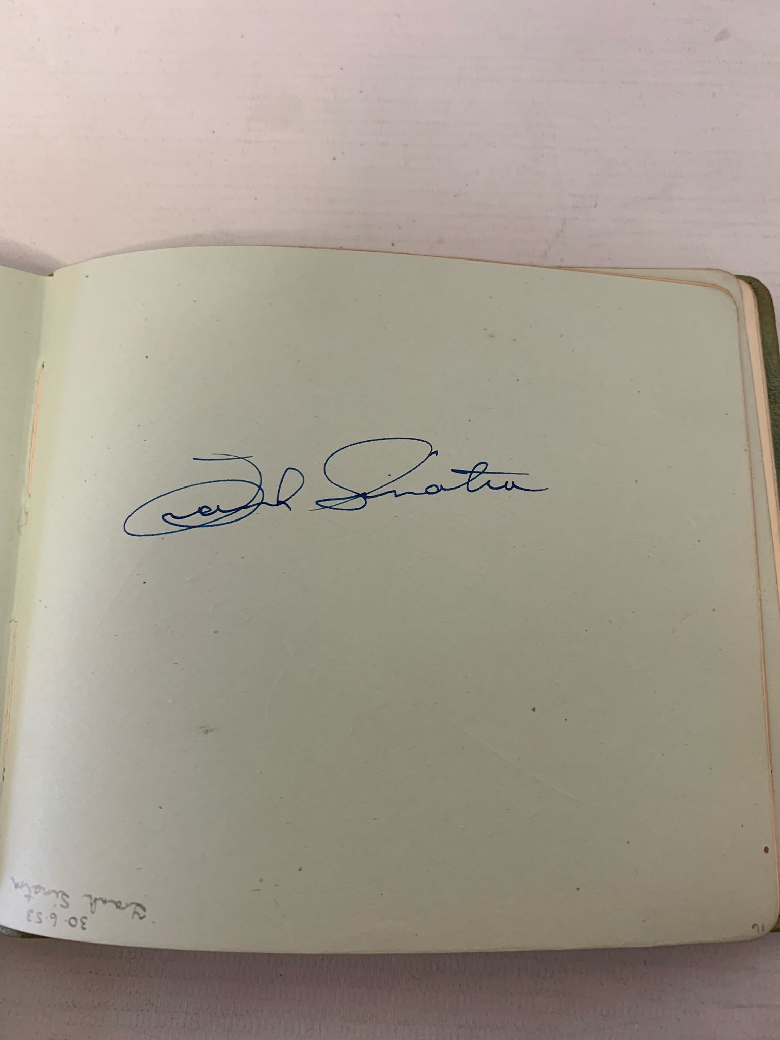 FILM & STAGE AUTOGRAPH ALBUM, a collection of signatures in an autograph album featuring some of the - Image 12 of 12