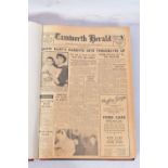 THE TAMWORTH HERALD, an Archive of the Tamworth Herald Newspaper from 1962, the newspapers are bound