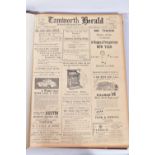 THE TAMWORTH HERALD, an Archive of the Tamworth Herald Newspaper from 1938, the newspapers are bound