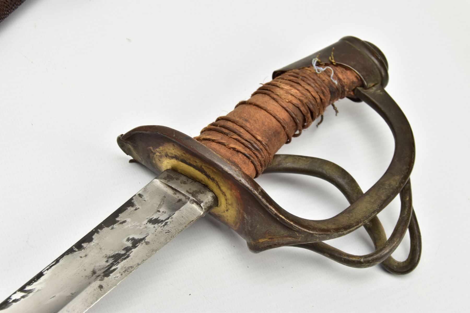 THREE MILITARY SWORDS, a Medieval style sword with ornate cross guard, blade marked Toledo, a French - Image 4 of 14