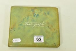 FILM & STAGE AUTOGRAPH ALBUM, a collection of signatures in an autograph album featuring some of the