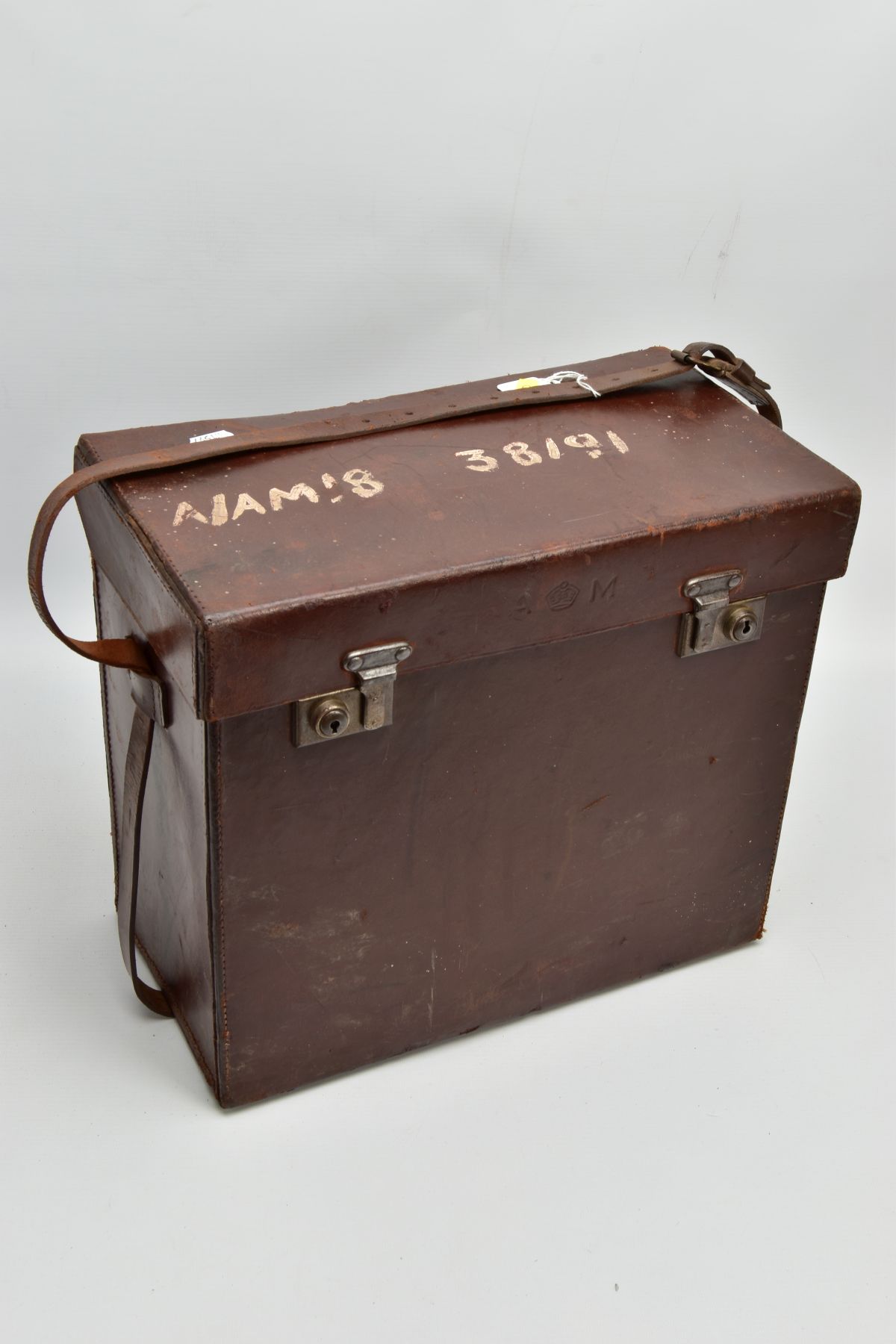 A BOXED ORIGINAL AIR MINISTRY (RAF) Ampheres and volts meter in leather carrying case, together with - Image 7 of 7