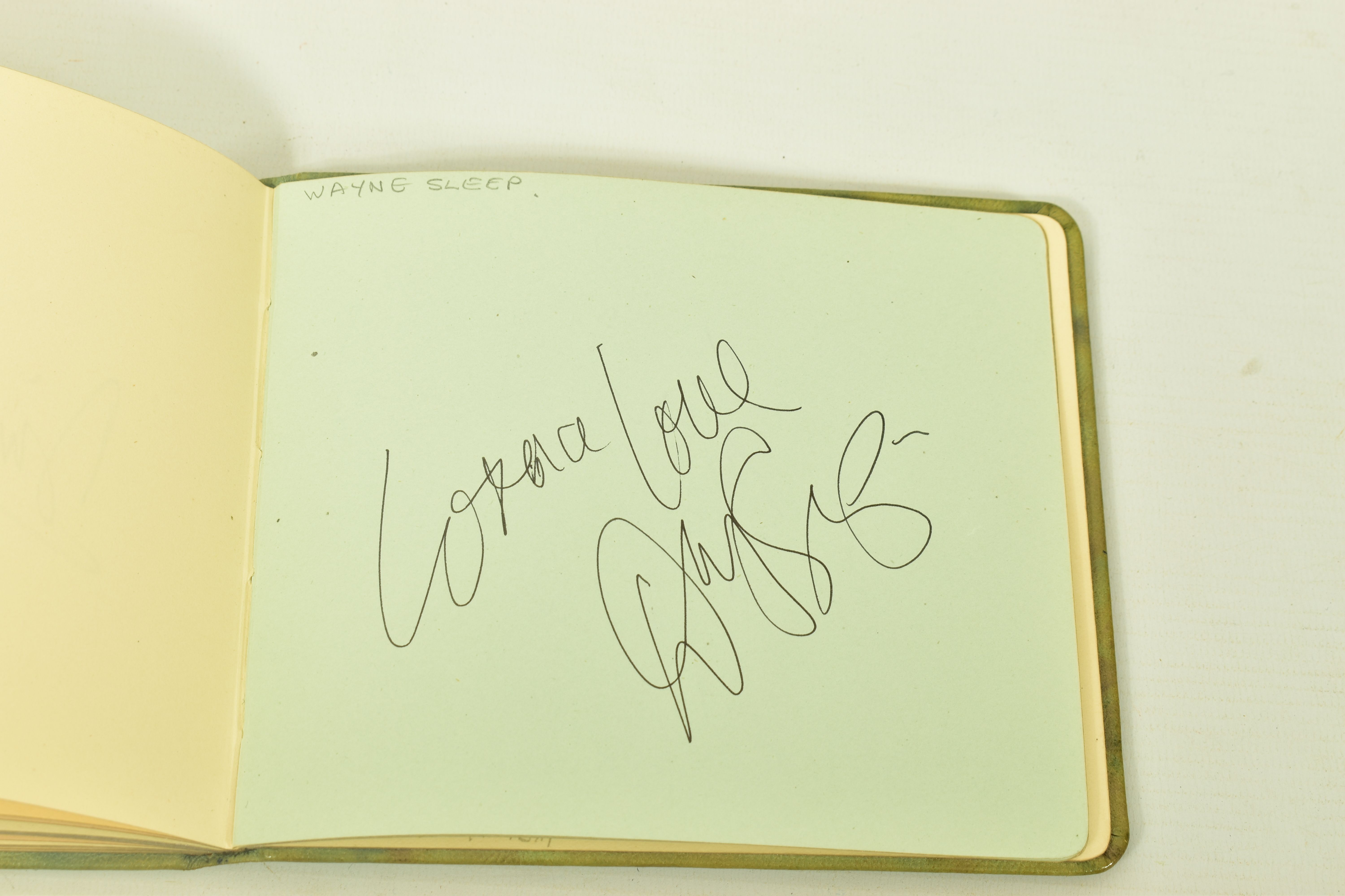 FILM & STAGE AUTOGRAPH ALBUM, a collection of signatures in an autograph album featuring some of the - Image 9 of 12