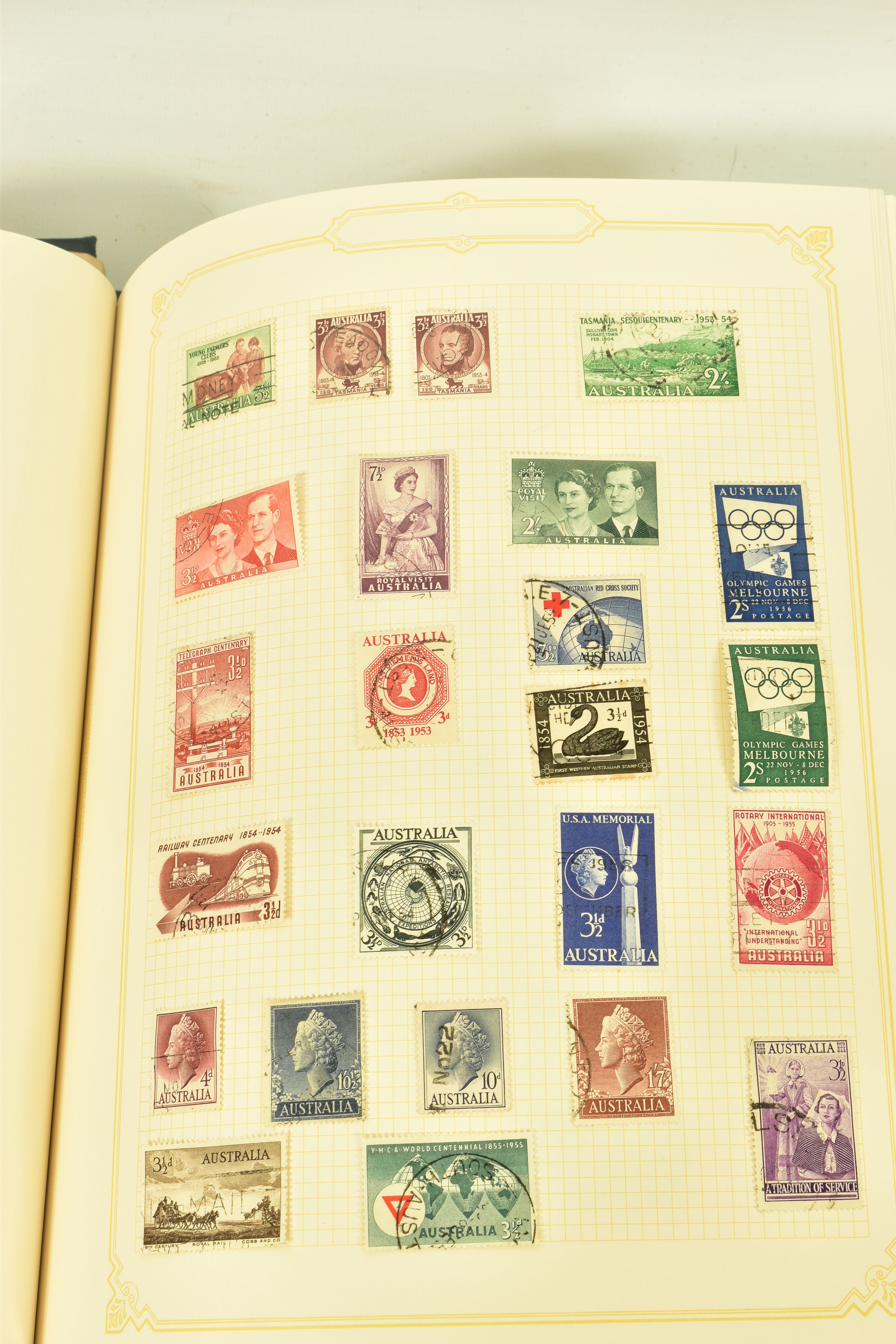 COLLECTION OF COMMONWEALTH STAMPS IN TWO ALBUMS, the first, a stockbook of mainly KGVI/QEII mint and - Image 20 of 27