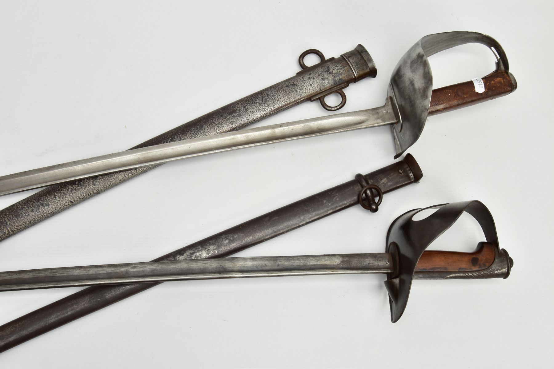 FOUR BLADED WEAPONS to include a Spanish Medieval style sword with Carlos III markings and Toledo to - Image 16 of 19