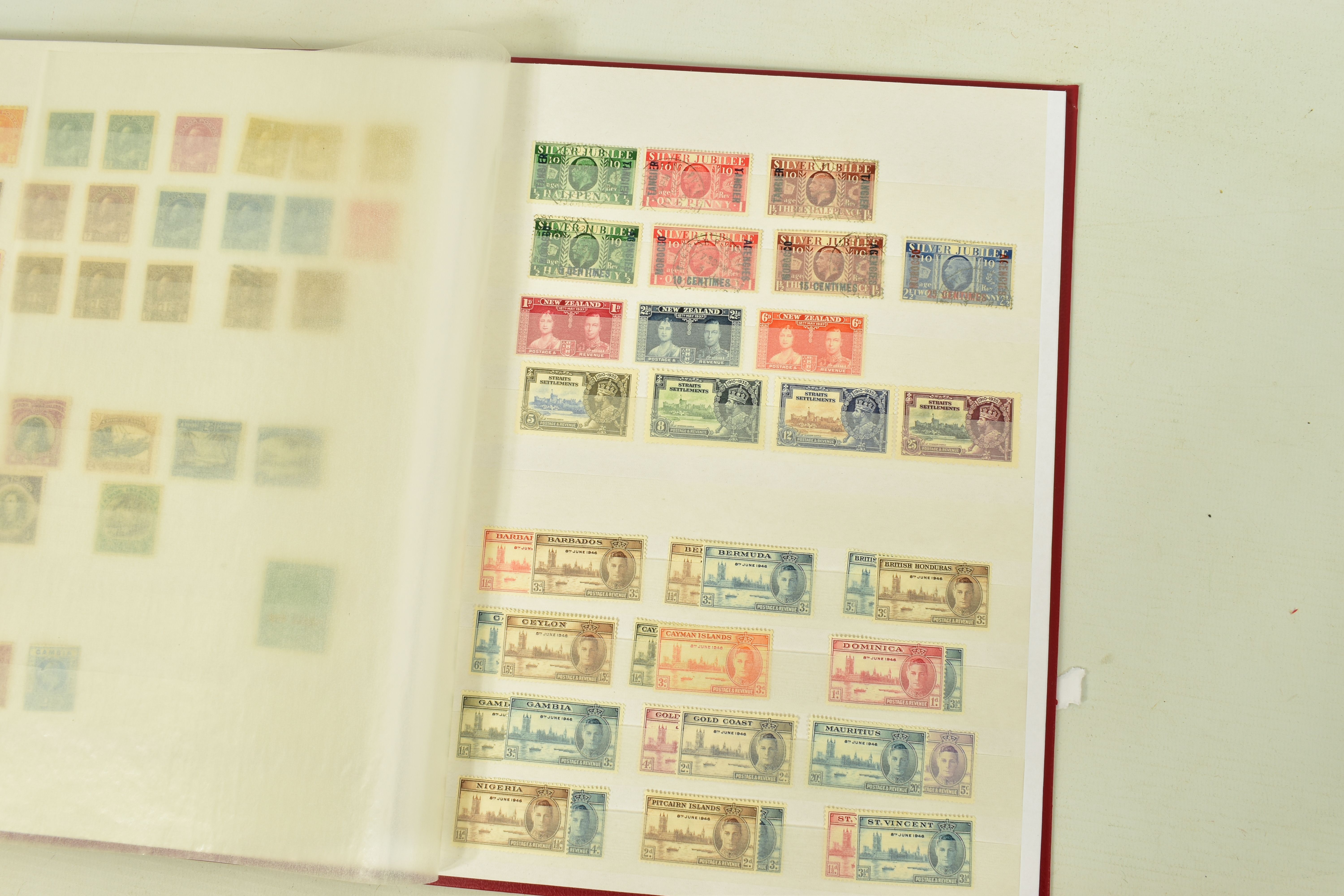 COLLECTION OF COMMONWEALTH STAMPS IN TWO ALBUMS, the first, a stockbook of mainly KGVI/QEII mint and - Image 11 of 27