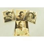 SIGNED PHOTGRAPHS, very rare archive of four signed photographs, FRANK SINATRA, CLARK GABLE,