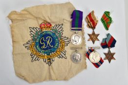PALESTINE/WORLD WAR TWO GROUP OF MEDALS, 1939-45, Africa Stars, Defence & War Medal & General