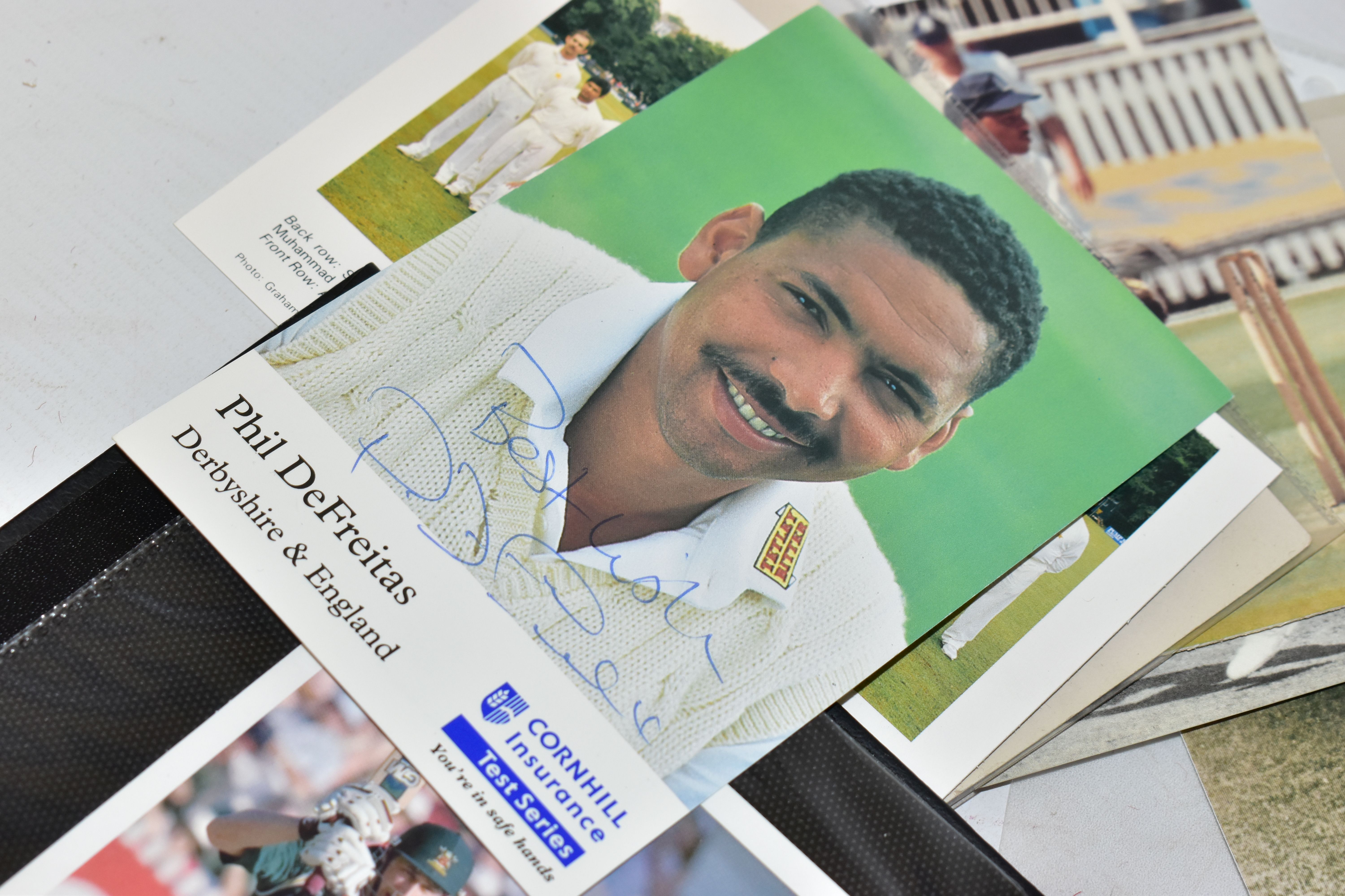 CRICKET - SIGNED PHOTOGRAPHS, a collection of 150+ Cricket Photographs, mostly signed and - Image 5 of 7