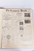THE TAMWORTH HERALD, an Archive of the Tamworth Herald Newspaper from 1934, the newspapers are bound