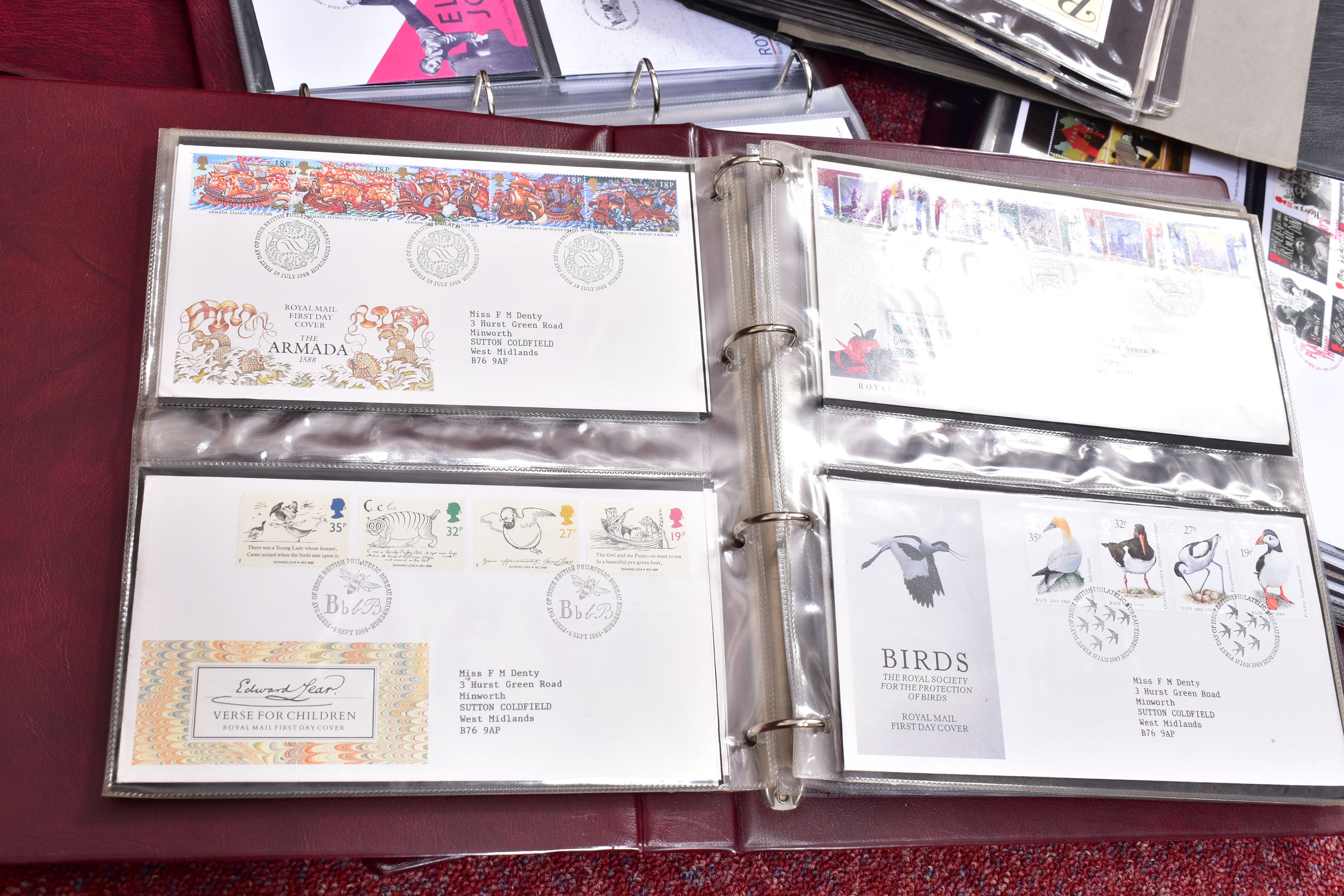 CLEAN COLLECTION OF GB FIRST DAY COVERS IN EIGHT ALBUMS, from 1987 to early 2020, together with a - Image 9 of 10