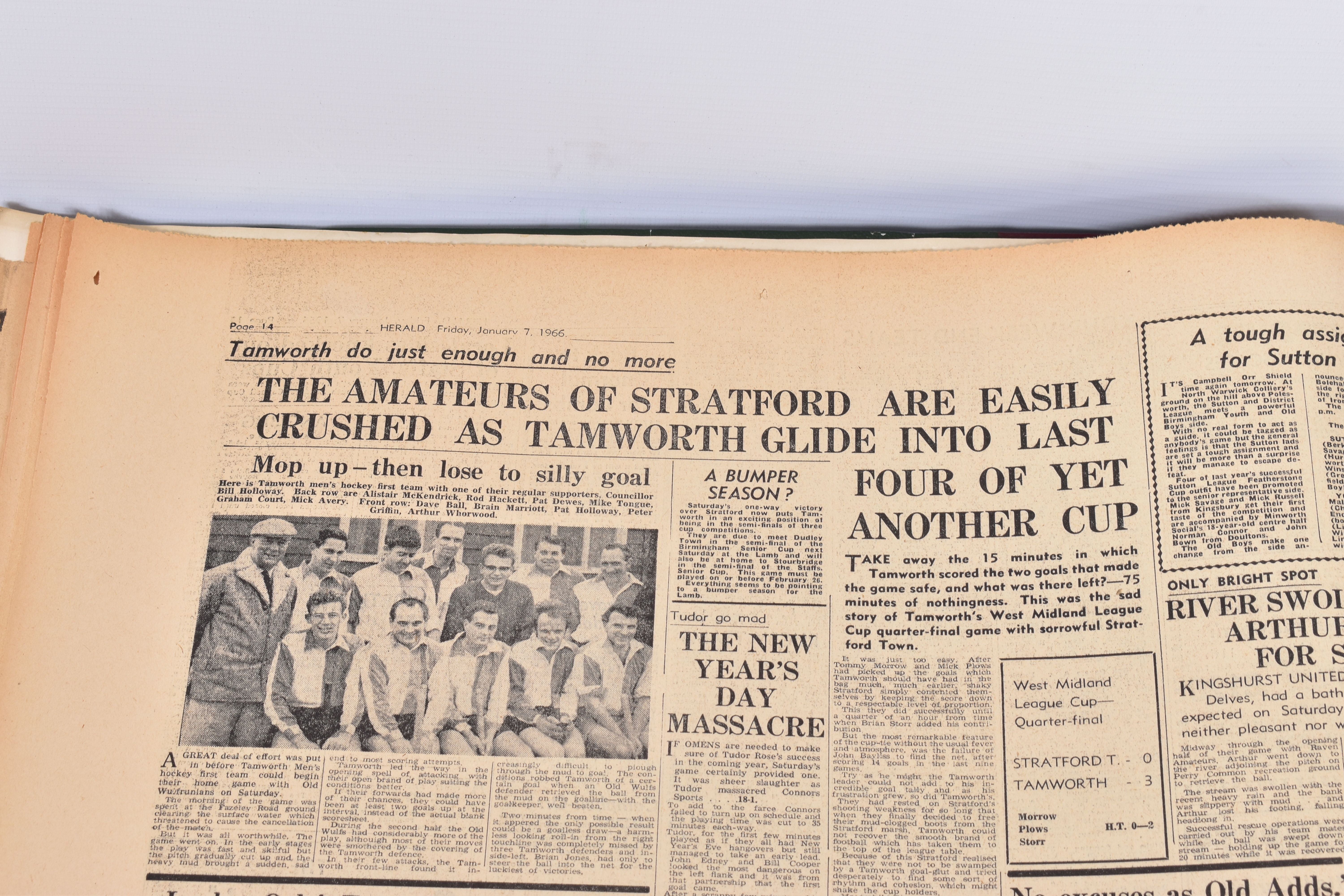 THE TAMWORTH HERALD, an Archive of the Tamworth Herald Newspaper from 1966, the newspapers are bound - Image 8 of 14