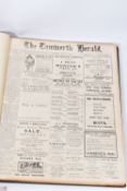 THE TAMWORTH HERALD, an Archive of the Tamworth Herald Newspaper from 1924, the newspapers are bound