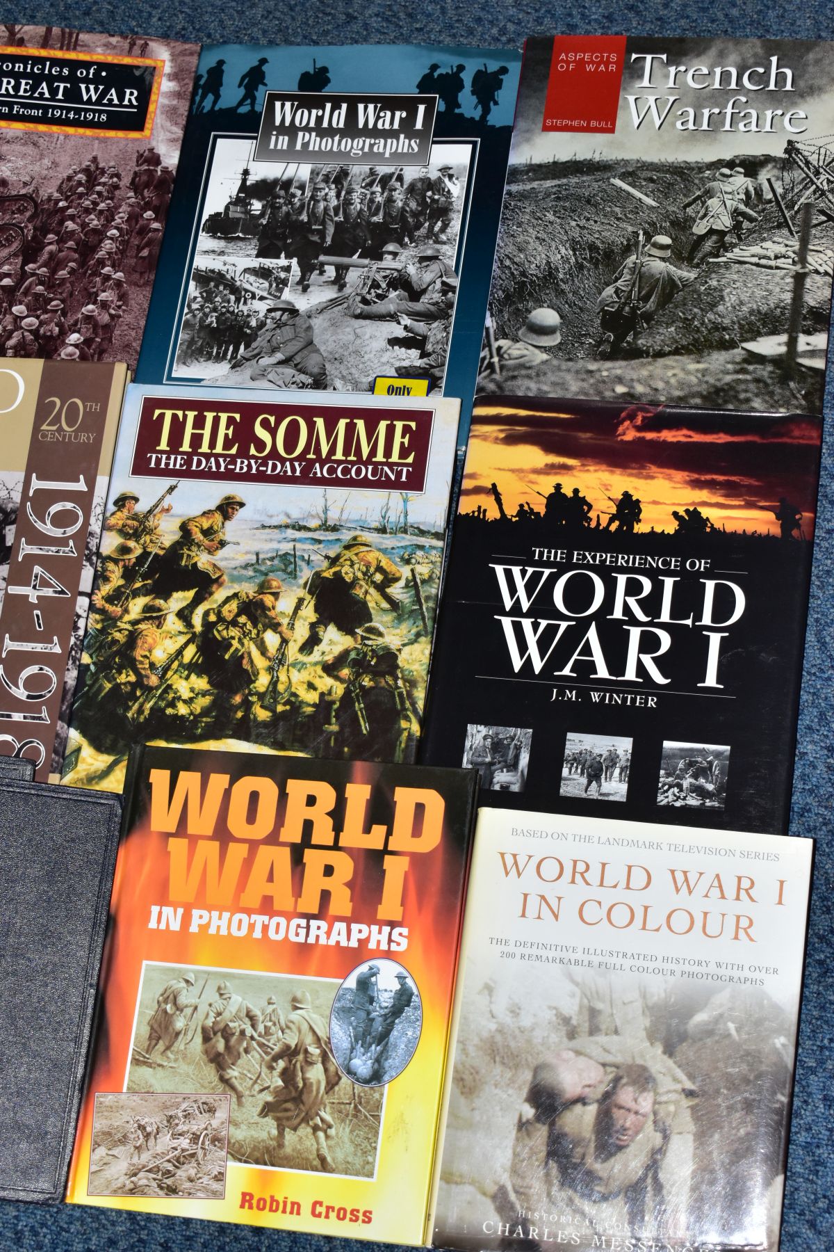 A SMALL COLLECTION OF MILITARY BOOKS, sixteen in number, hardback, mainly WW1 but six volumes of - Image 4 of 4