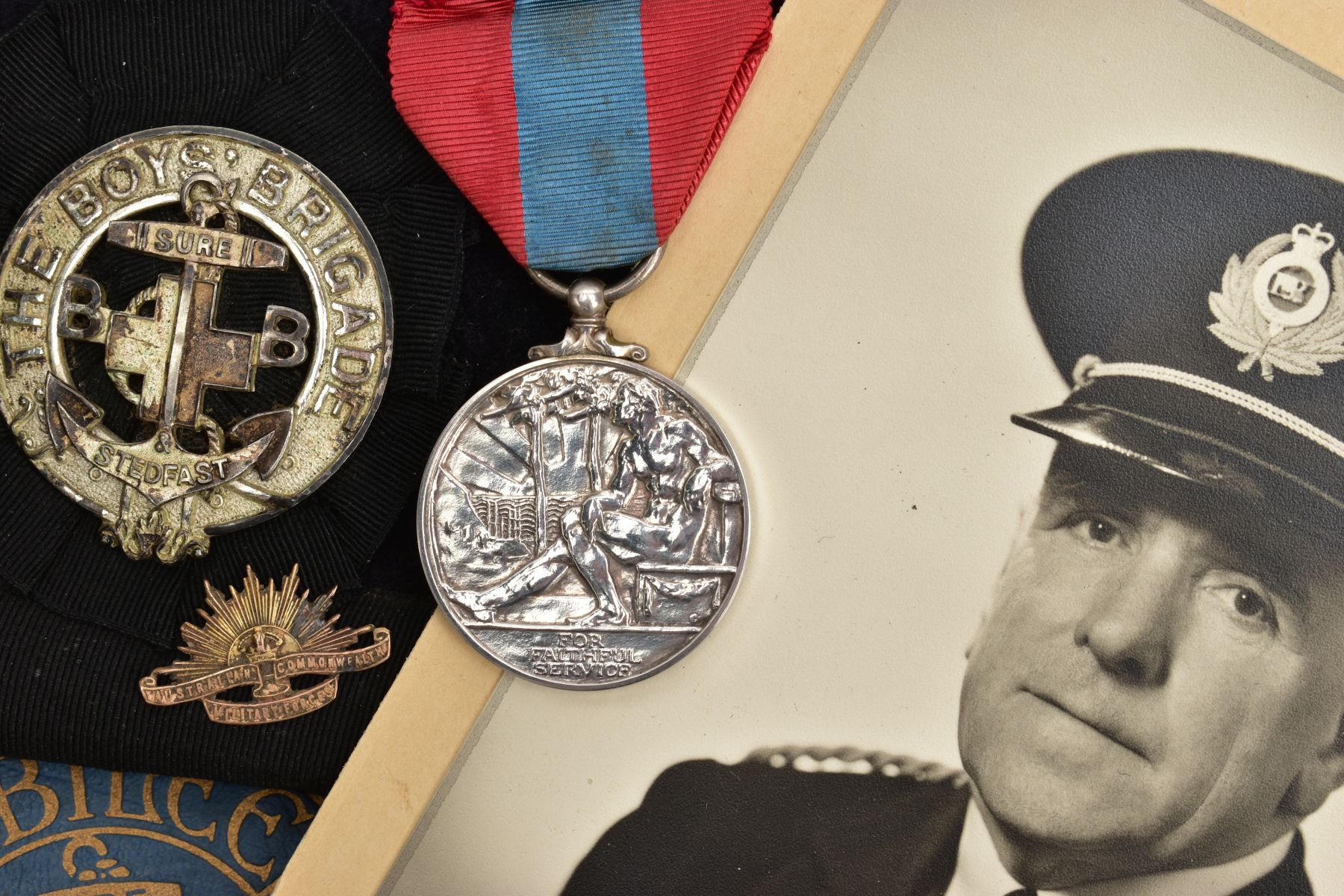 A SMALL ARCHIVE OF MEDAL & MATERIAL RELSATING TO SERVICE IN THE BOYS BRIGADE, to include copies of - Image 4 of 7