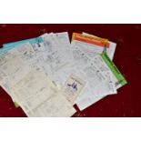 CRICKET SCORECARDS, approximately forty-eight Test Match Scorecards dating from 1956 - 2000,