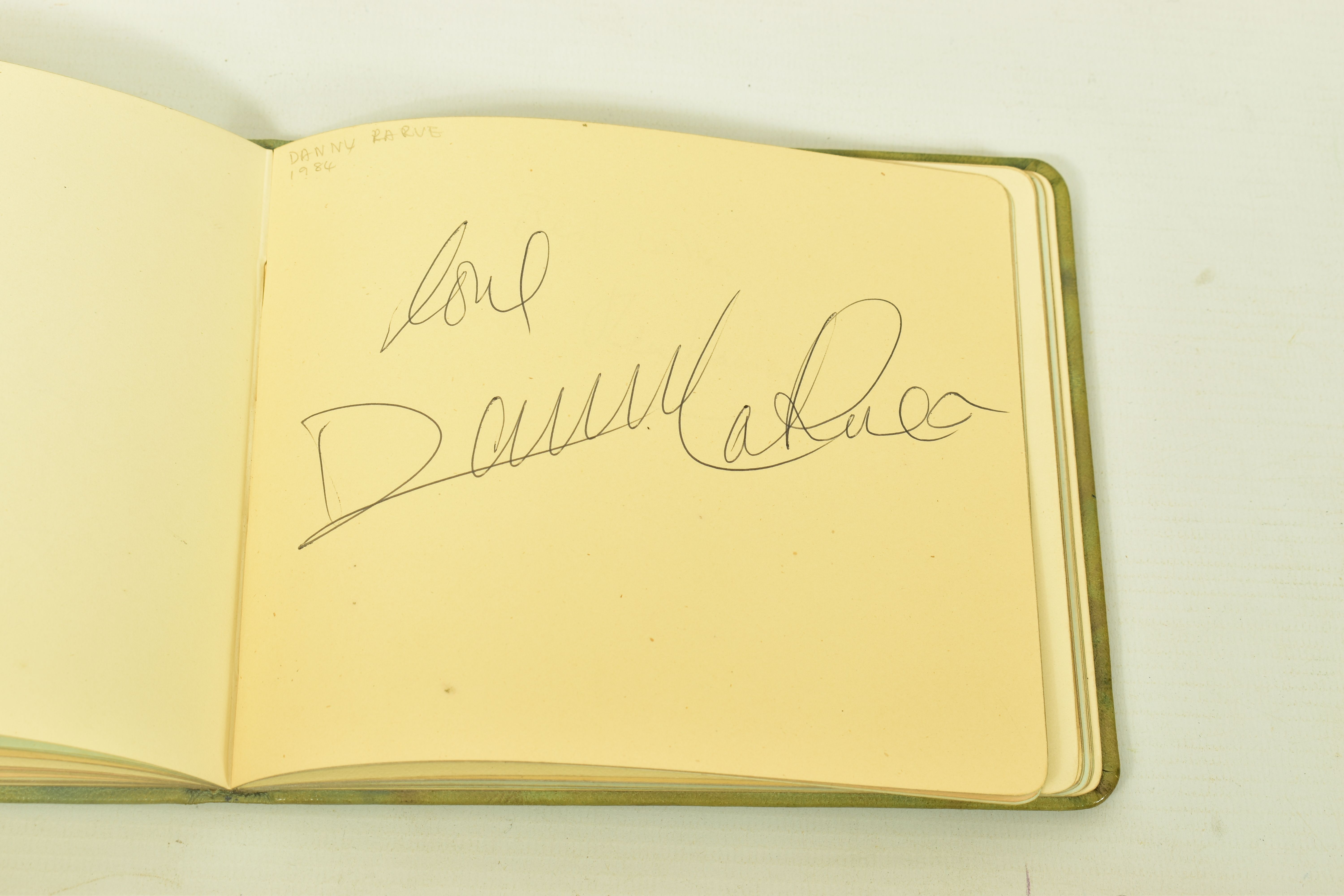FILM & STAGE AUTOGRAPH ALBUM, a collection of signatures in an autograph album featuring some of the - Image 7 of 12