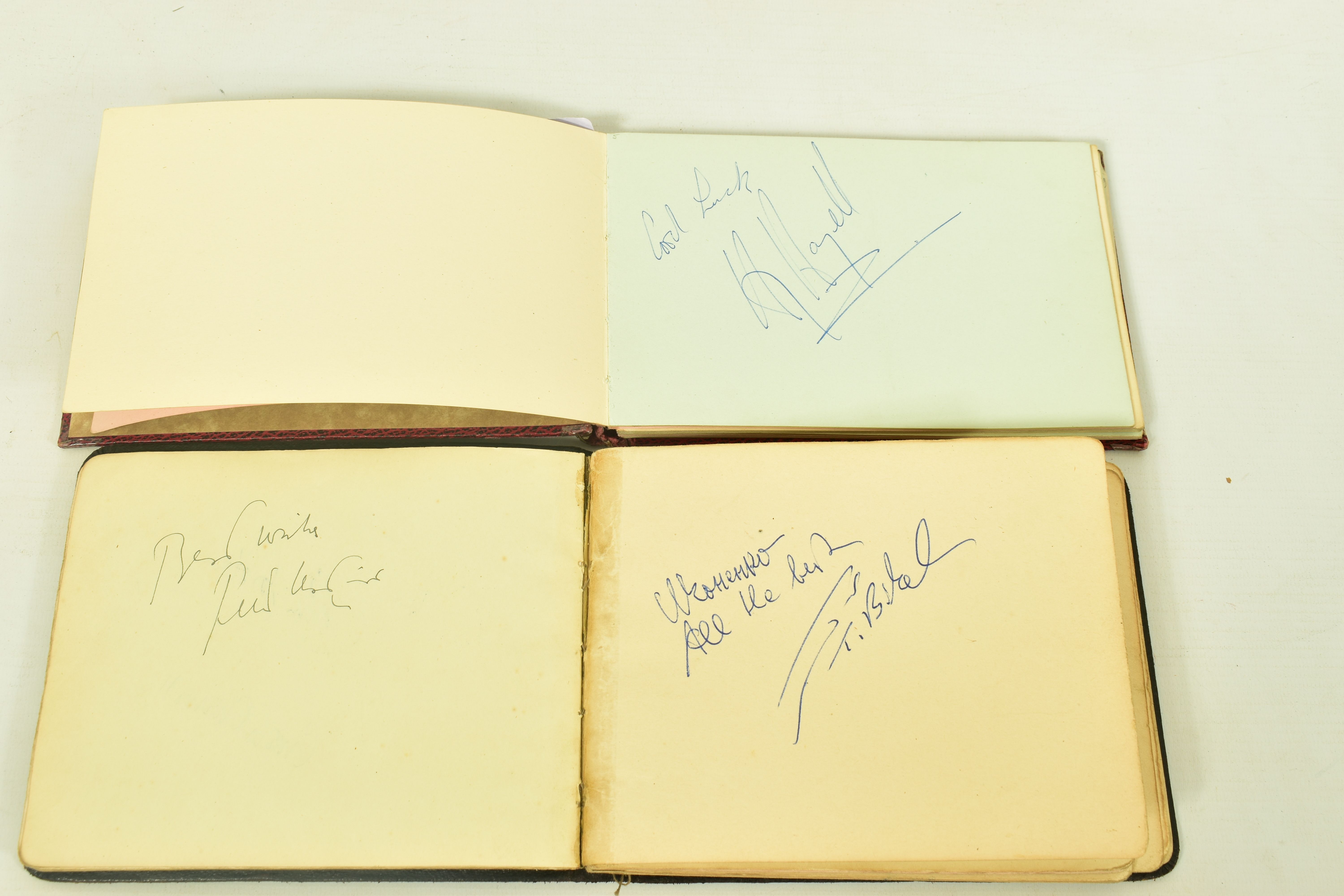 FILM & STAGE AUTOGRAPH ALBUM, a collection of signatures in two autograph albums featuring some of - Image 3 of 11